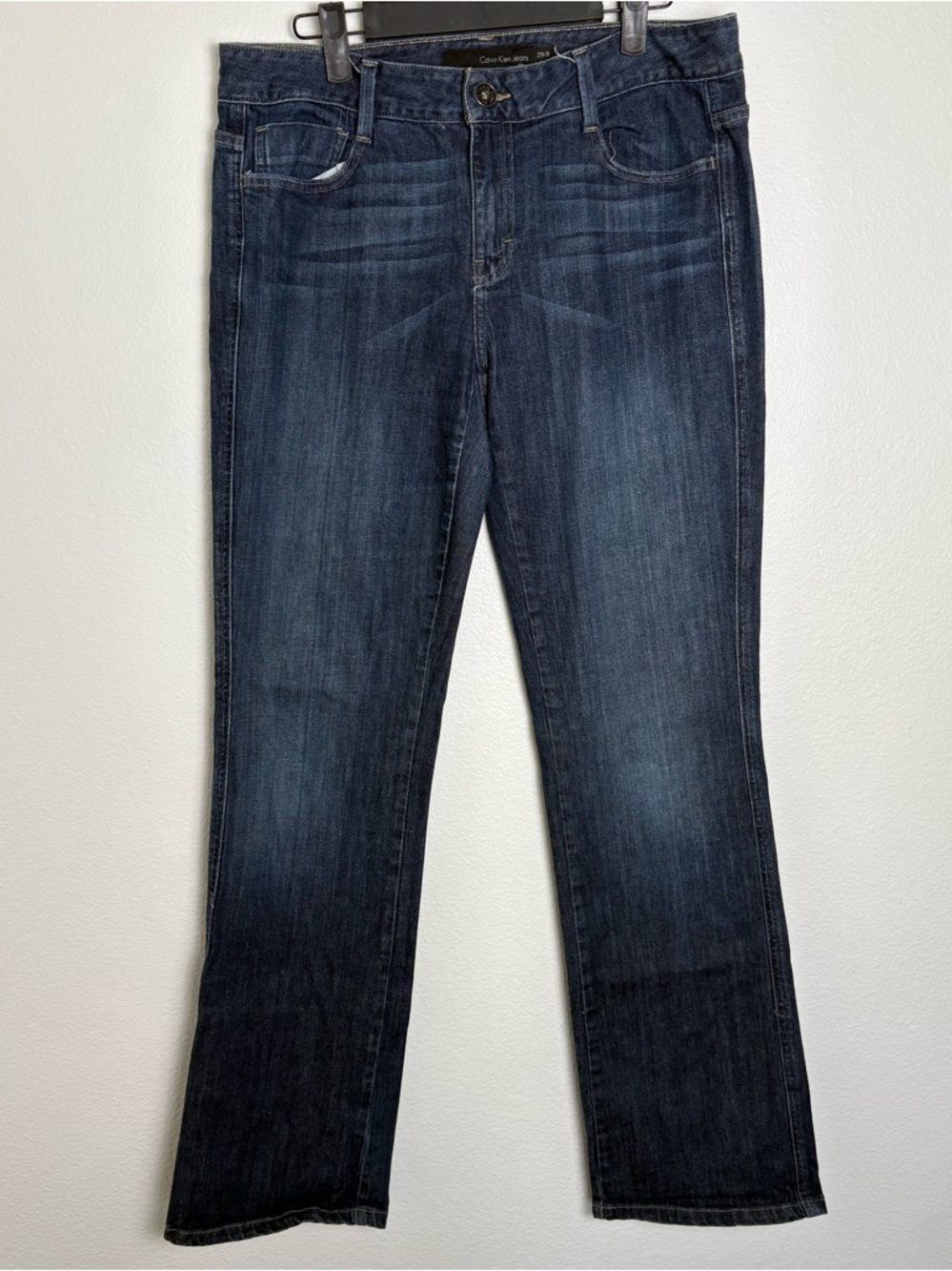 Calvin Klein Jeans Women's Dark Indigo “Lean Boot” Bootcut Jeans Size 29/8